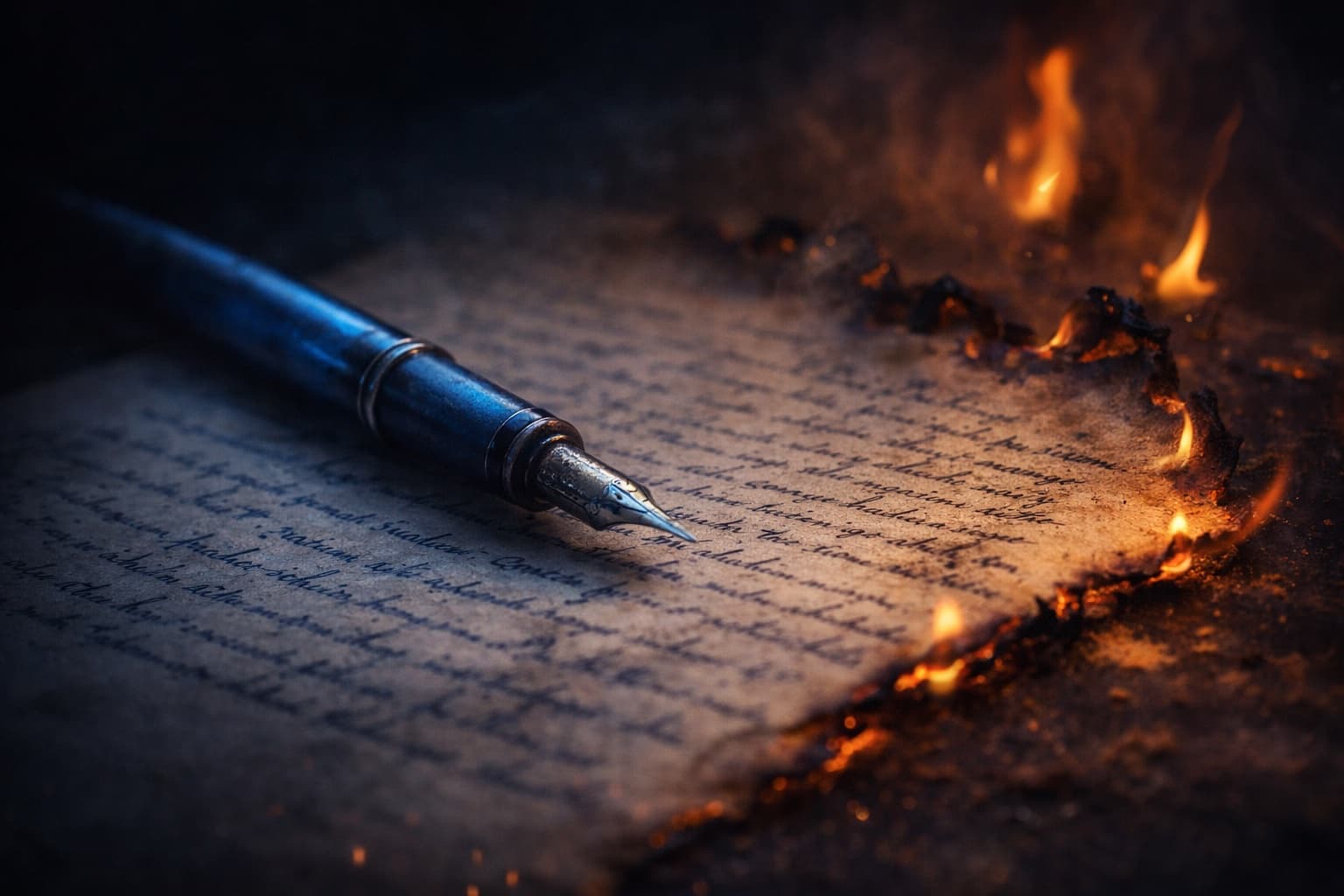 The Pen That Burned